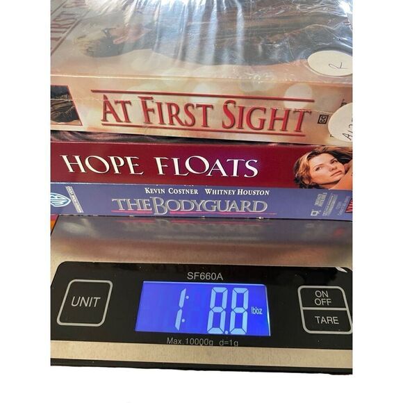 Lot of 3 Romance VHS Tapes The Bodyguard Hope Floats At Fist Sight Vintage Movie - Picture 5 of 5